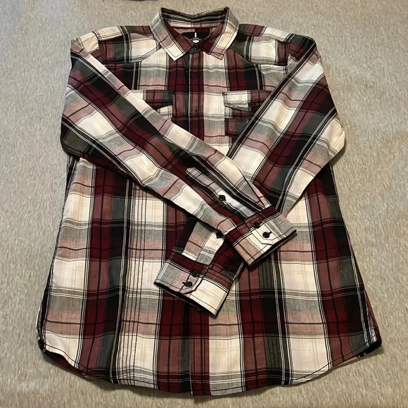 Mens l/s iJeans Button Up Shirt - Picture 1 of 5